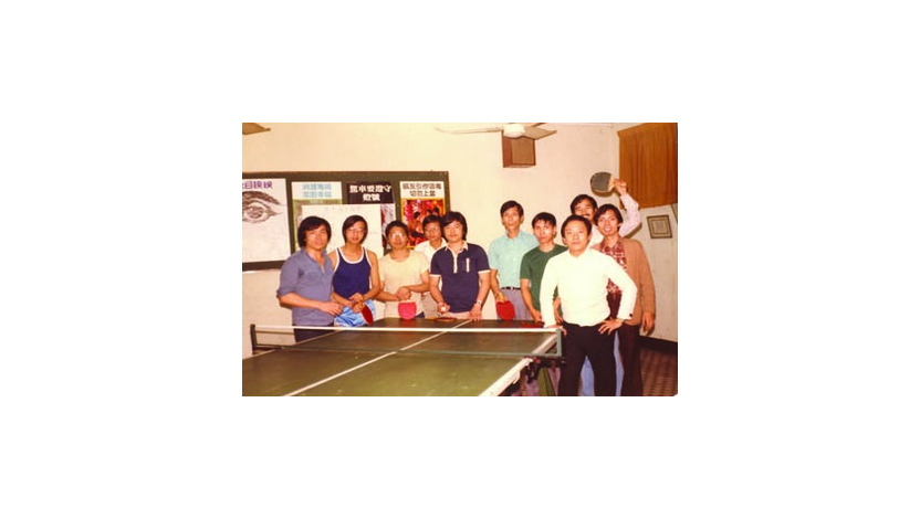 乒乓球桌是康樂中心的標準設備之一，深受年輕更生人士歡迎。